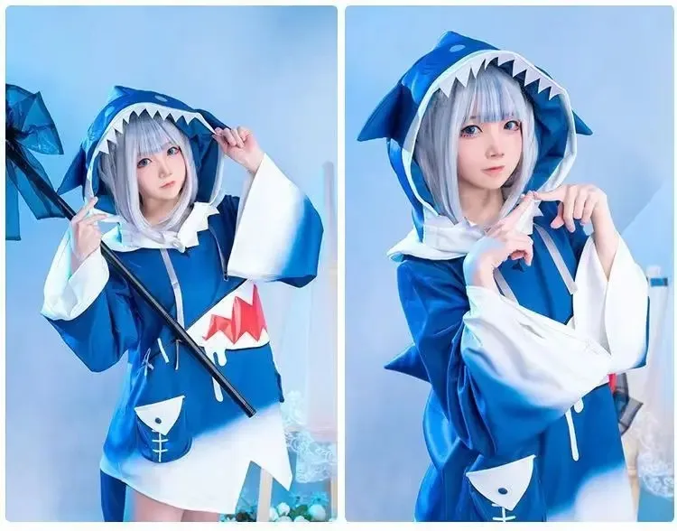ชุดคอสเพลย์ Gawr Gura จาก Holo - Anime Cosplay Youtube บทวิจารณ์และราคา