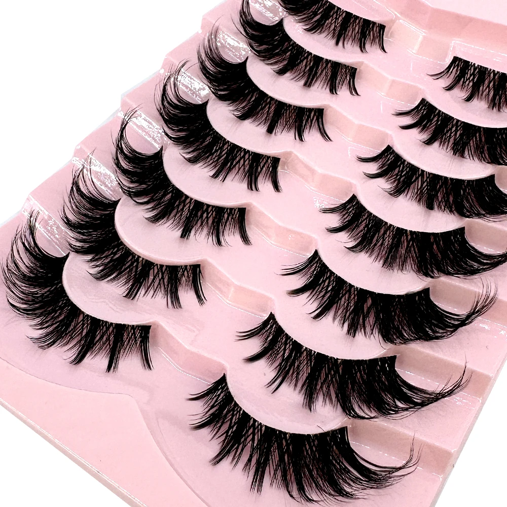 7/8PairsCat Eye Eyelashes มังง - Anime Cosplay Lashes บทวิจารณ์และราคา